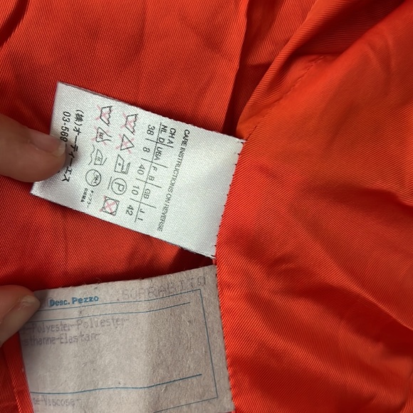 MaxMara Red Jacket Size 8 US - Picture 10 of 12